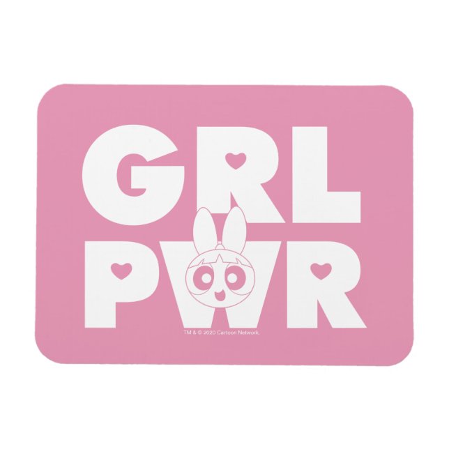 Blossom: Girl Power Magnet (Horizontal)