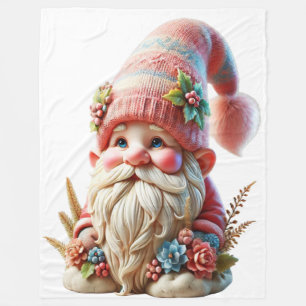 Blossom gnome  fleece blanket
