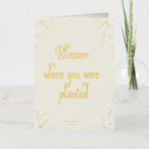 Blossom Goldcard Mel Mae Schmidt Stationery