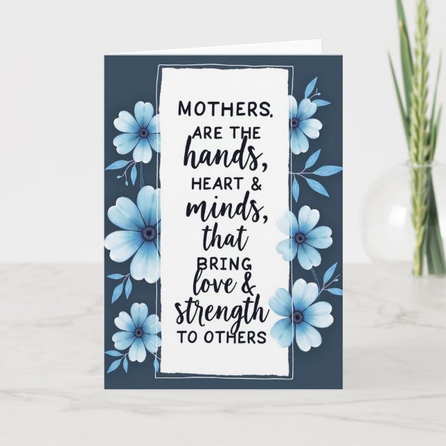 Blossom Hands Mothers Day Card (Front)