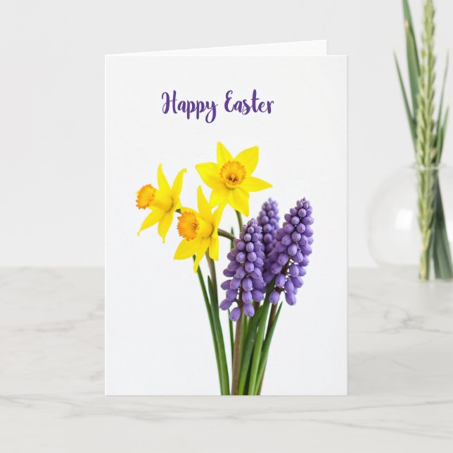 Blossom Happy Easter Card (Front)