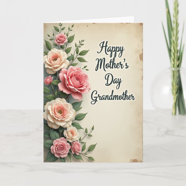 Blossom Happy Mothers Card (Front)