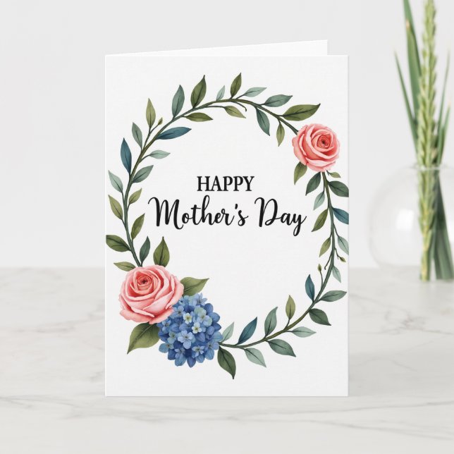Blossom Happy Mothers Day Card (Front)