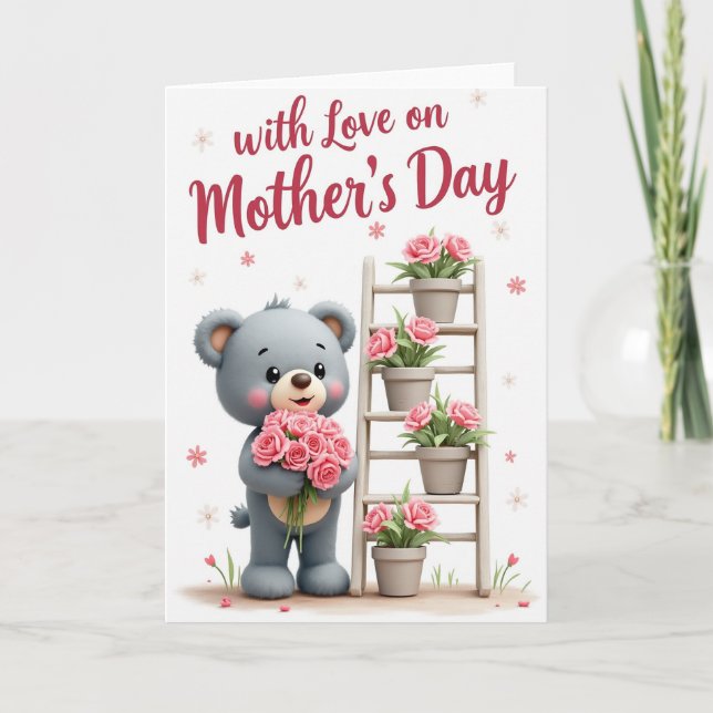 Blossom Illustration Mothers Day Card (Front)