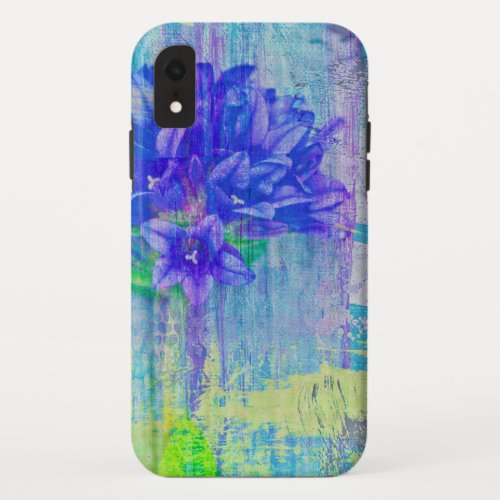 Blossom in Blue Violet iPhone XR Case