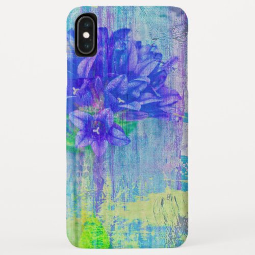 Blossom in Blue Violet iPhone XS Max Case