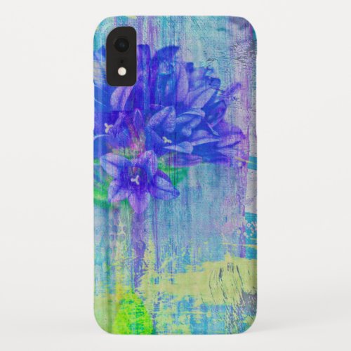 Blossom in Blue Violet iPhone XR Case