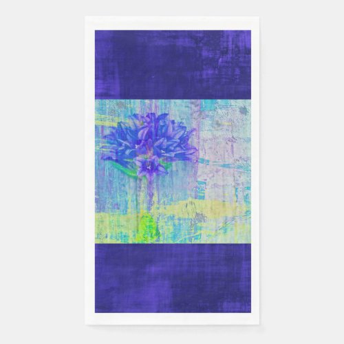 Blossom in Blue Violet Framed Paper Guest Towels