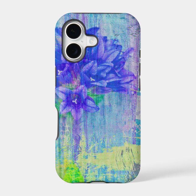 Blossom in Blue Violet Iphone Case (Back)