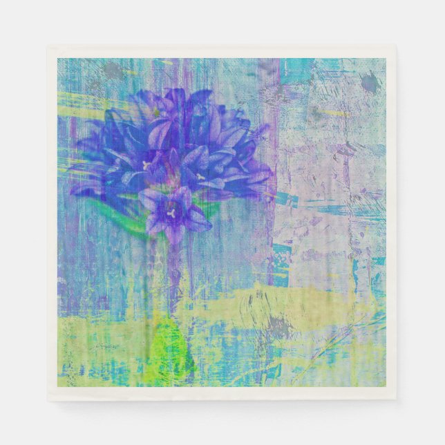 Blossom in Blue Violet Napkins (Front)