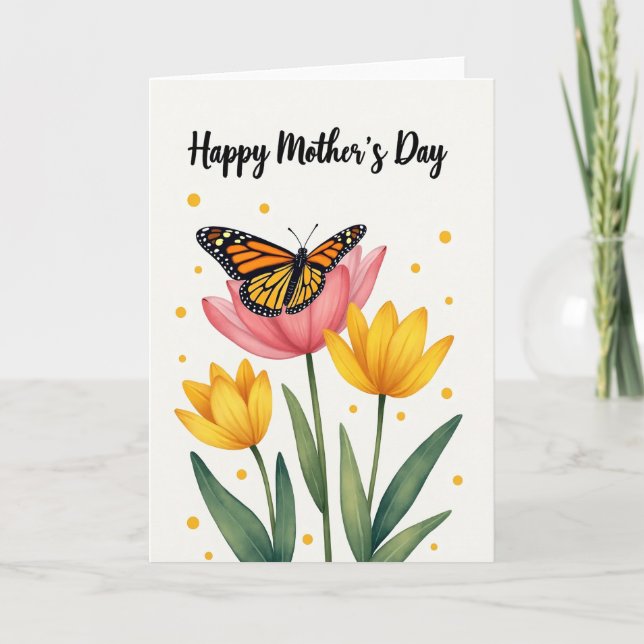 Blossom Insect Mothers Day Card (Front)