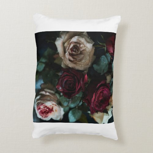  Blossom into Comfort with Our Rose Print Pillow