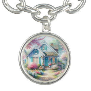 Blossom Lane Blue Cottage Garden Bracelet