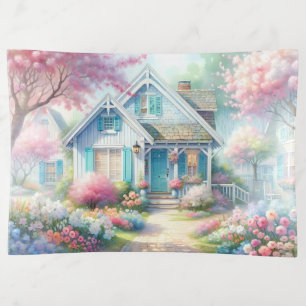Blossom Lane Blue Cottage Garden Trinket Tray