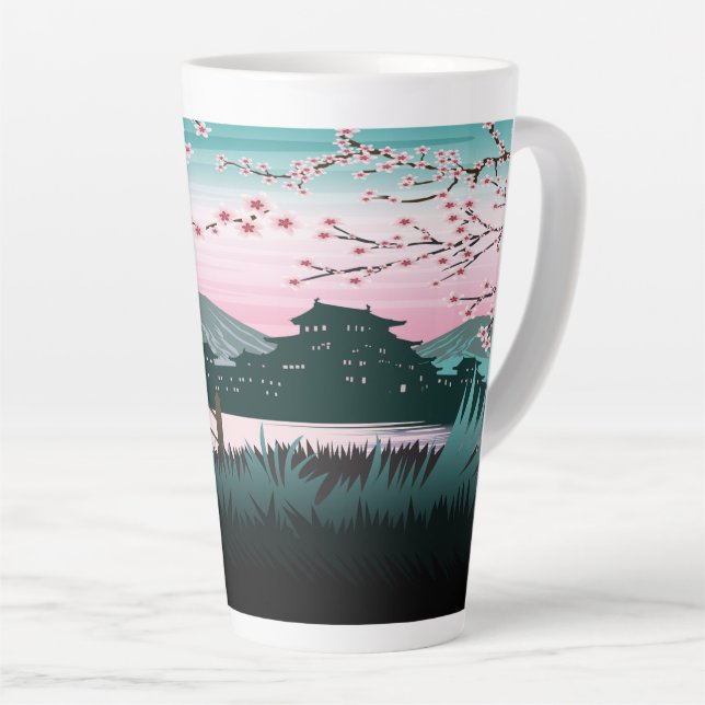 Blossom Latte Mug (Right Angle)
