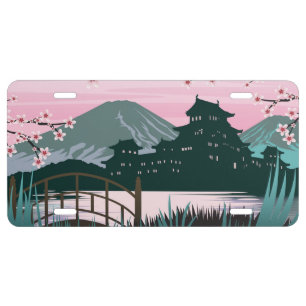 Blossom License Plate