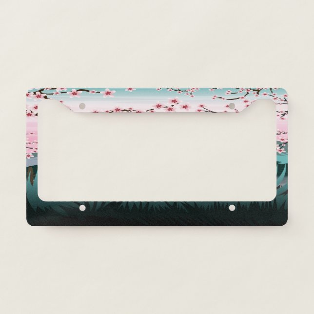 Blossom License Plate Frame (Front)