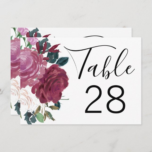 Blossom Love Invitation (Front/Back)