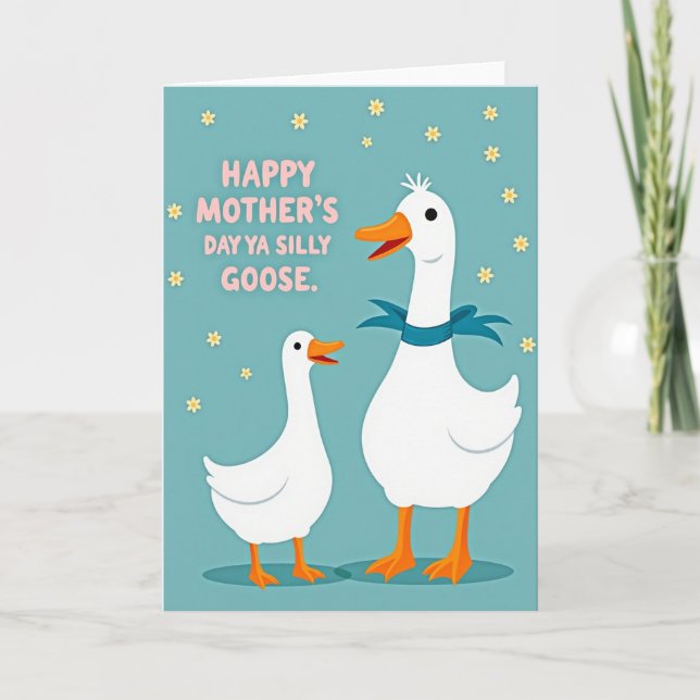 Blossom Mother Goose Day Card (Front)