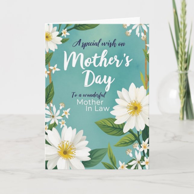 Blossom Mother In Law Card (Front)