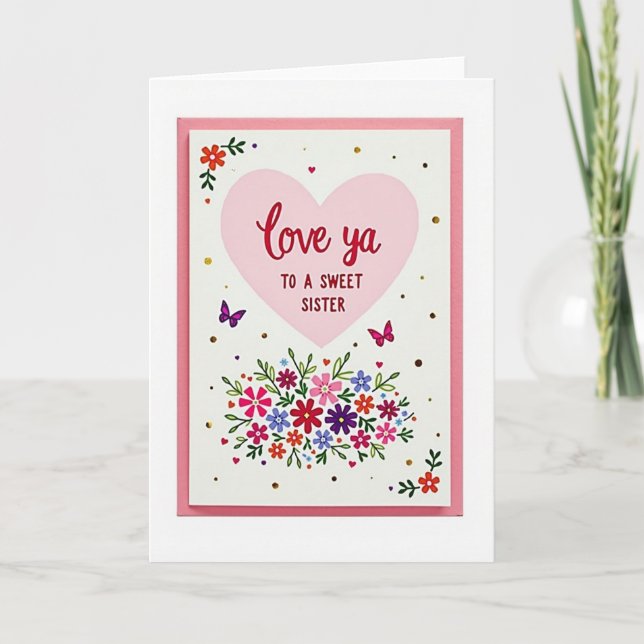 Blossom Mothers Affection Card (Front)