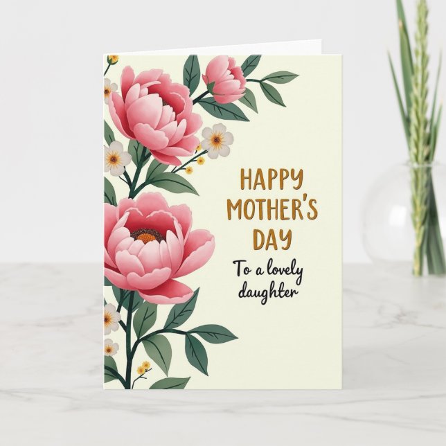 Blossom Mothers Day Affection Card (Front)