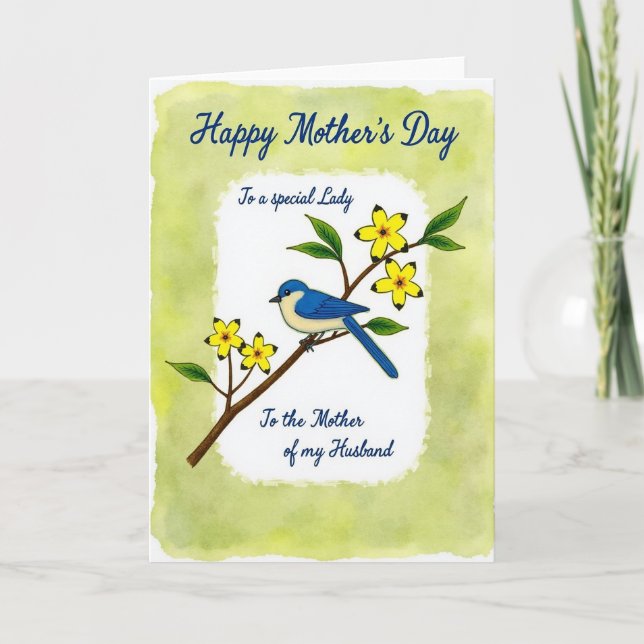 Blossom Mothers Day Art Design Card (Front)