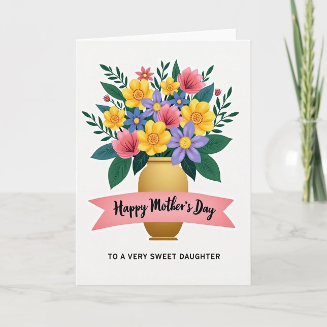 Blossom Mothers Day Banner Card (Front)