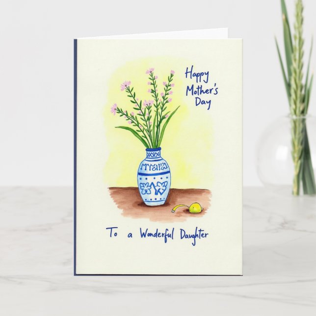 Blossom Mothers Day Daughter Card (Front)