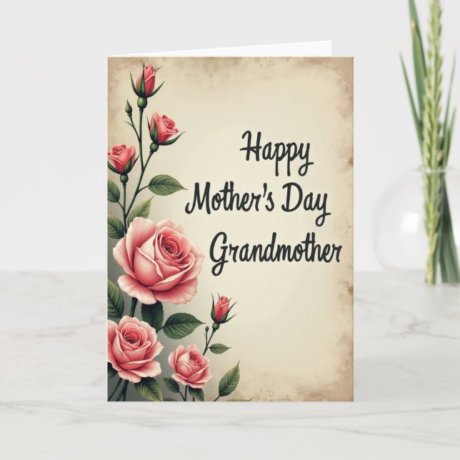 Blossom Mothers Day Grandma Card (Front)