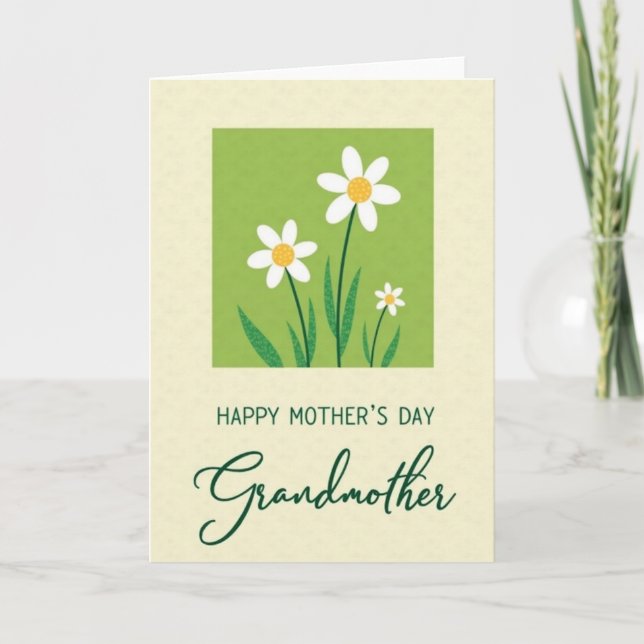 Blossom Mothers Day Grandmother Card (Front)