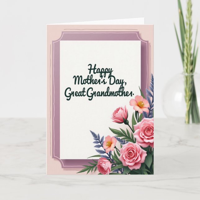 Blossom Mothers Day Great Card (Front)