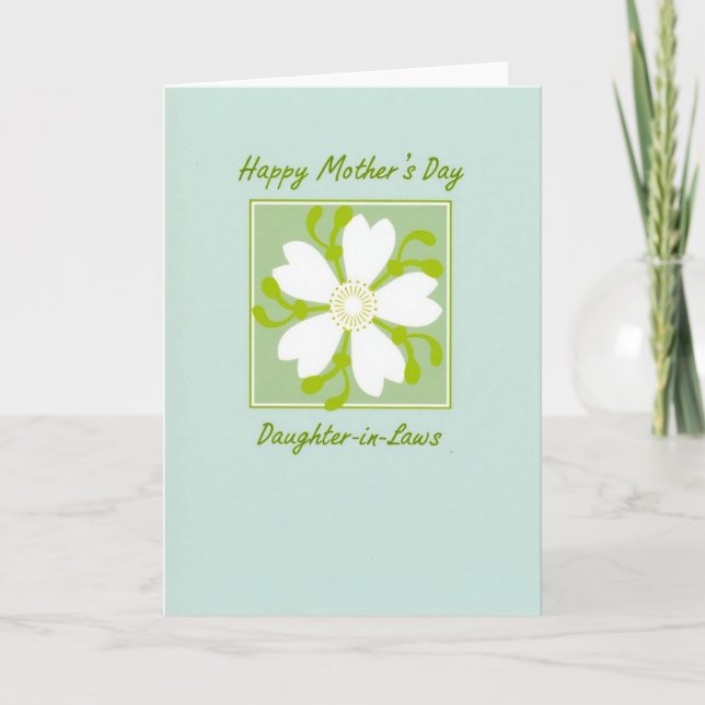 Blossom Mothers Day Green Card (Front)