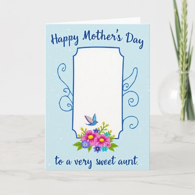 Blossom Mothers Day Layout Card (Front)