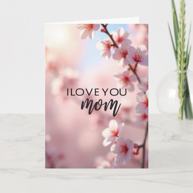 Blossom Mothers Day Saying Card (Front)
