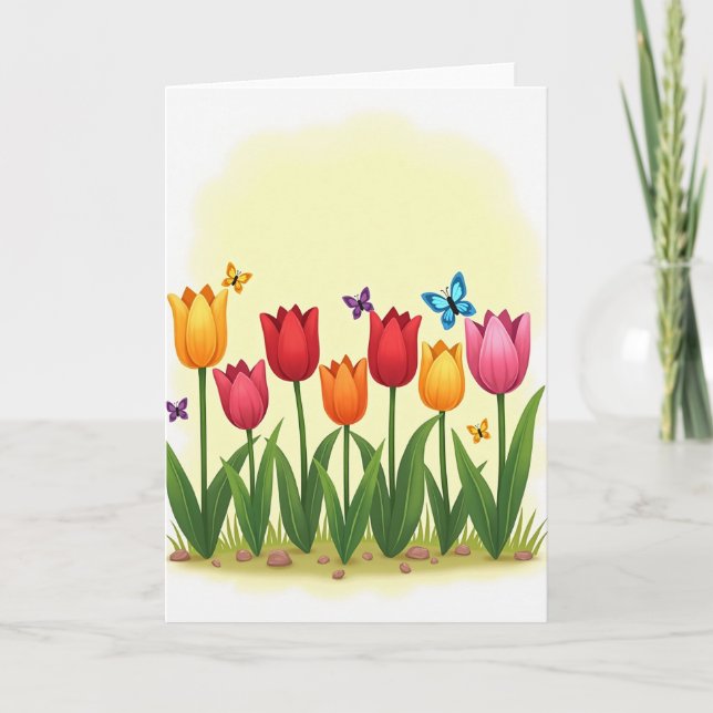 Blossom Mothers Day Scene Card (Front)