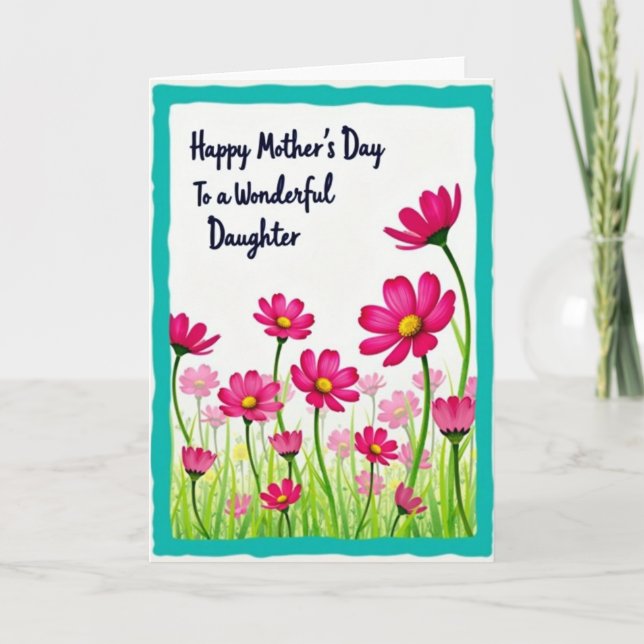 Blossom Mothers Day Sentiment Card (Front)