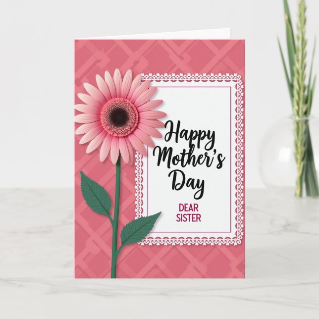 Blossom Mothers Day Sister Card (Front)