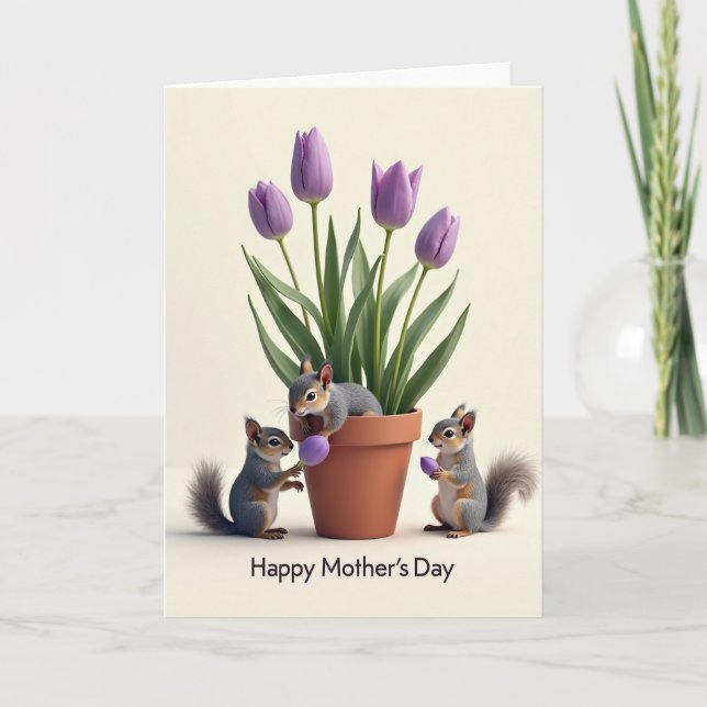 Blossom Mothers Day Surprise Card (Front)