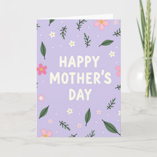 Blossom Mothers Day Tender Card (Front)