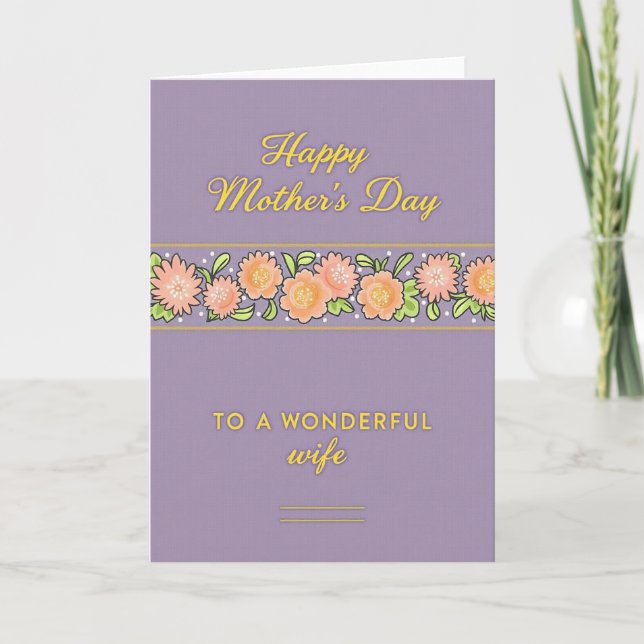 Blossom Mothers Day Themed Card (Front)