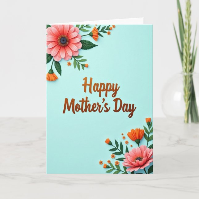 Blossom Mothers Day Tribute Card (Front)