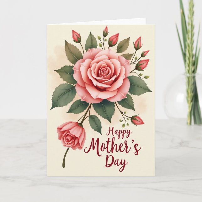 Blossom Mothers Day Wish Card (Front)