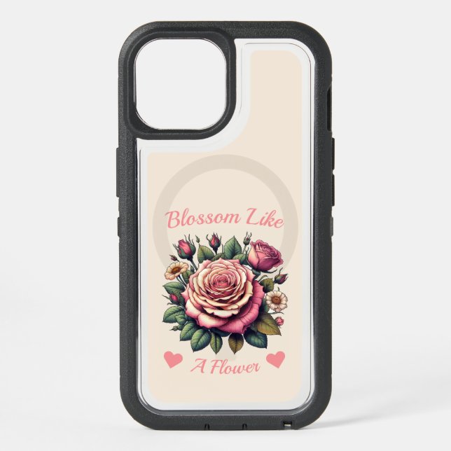 Blossom of Inspiration iPhone 15 Case (Back)