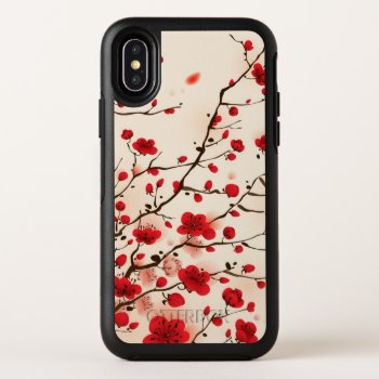 Blossom Oriental Style Painting Otterbox Symmetry Iphone X Case by watercoloring at Zazzle