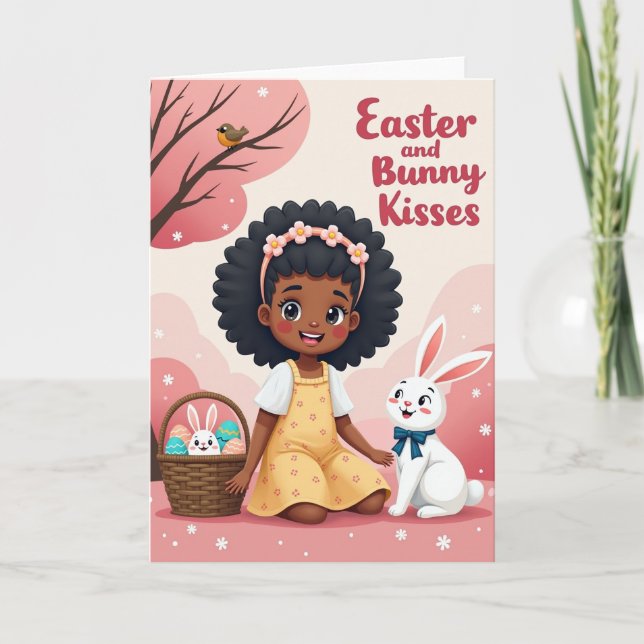 Blossom Pattern Easter Card (Front)