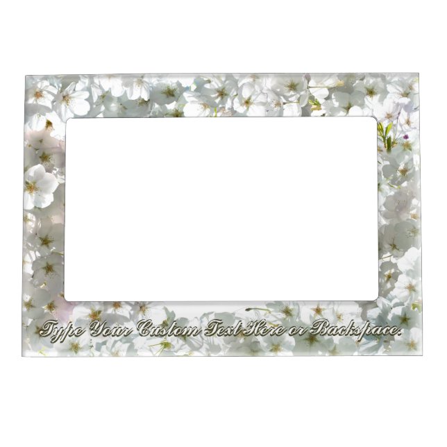 Blossom Picture Frame Personalized Flower Frame (Front)