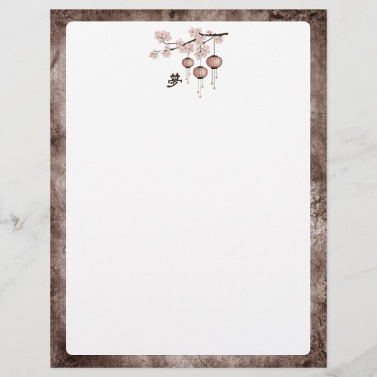 Blossom pink lanterns "Dream" (Front)