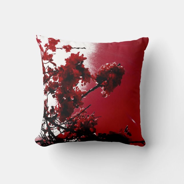 Blossom (Red) Pillow (Front)