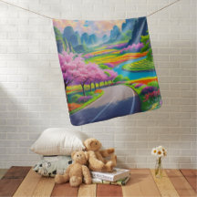 "Blossom Road Dreams – Fantasy Landscape 